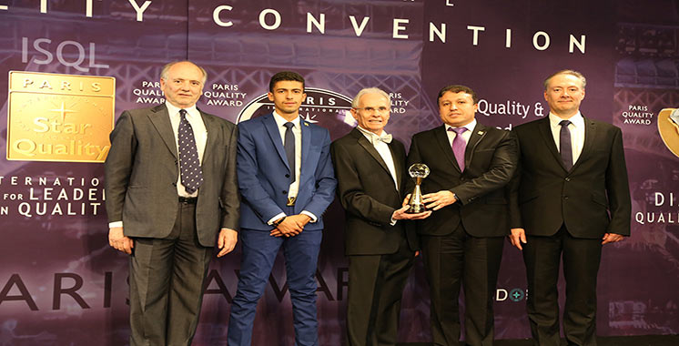 Honoration de Mamnil à 21ème édition du Prix International Star for Leadership in Quality